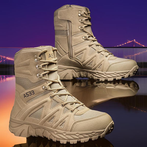 Breathable Leather Hiking Boots For The Wilderness