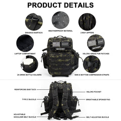 Raider Series Travel Bag & Laptop Backpack for Laptops up to 17.3-inch