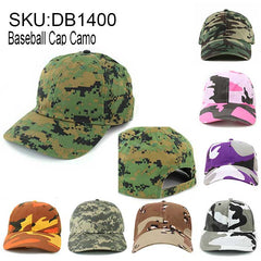 Newhattan Camo Baseball Cap Hats