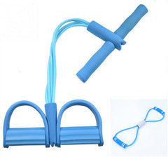 Natural Latex Foot Pedal Resistance Pull Rope Expander