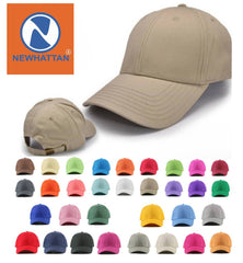 Newhattan 100% Cotton Baseball Caps