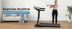 Folding Treadmill With Pulse Sensor Silent Brushless Motor