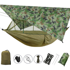 260x140cm Double Camping Hammock With Mosquito Net