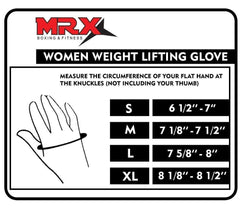 MRX Women's Weight Lifting Gloves for Gym Training and Workouts - Durable, Comfortable Grip