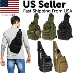 Men's Backpack Tactical Sling Shoulder Bag