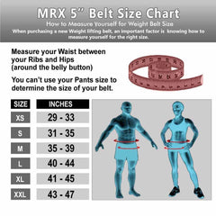 MRX Weight Lifting Belt With Double Back Support.