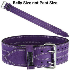 MRX Powerlifting Belts Gym Workout Leather Belt 4" Wide Unisex 10mm