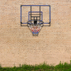 Wall Mounted Foldable Basketball Hoop with Shatterproof Backboard