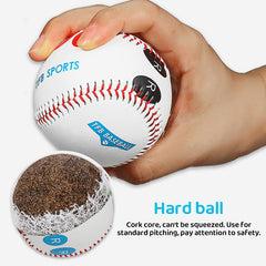 9-Inch Training Baseball with Finger Placement Markers