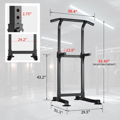 Ainfox Free Standing Chin Up Bar Home Gym Equipment- Weight Capacity 330LBS