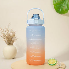 2Liter Large Capacity Water Bottle With Straw