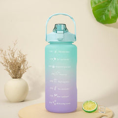 2Liter Large Capacity Water Bottle With Straw