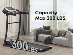 Folding Treadmill With Pulse Sensor Silent Brushless Motor