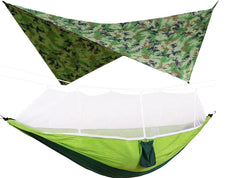 260x140cm Double Camping Hammock With Mosquito Net