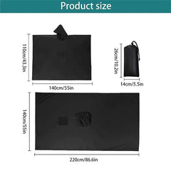 3-in-1 Waterproof Military Rain Poncho Outdoor Gear
