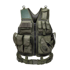 6000D Nylon Tactical Camouflage Multi-Pocket Training Vest