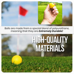 12-Piece Foam Golf Practice Balls Training Set