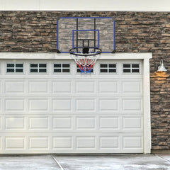 Wall Mounted Foldable Basketball Hoop with Shatterproof Backboard