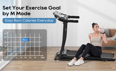 Folding Treadmill With Pulse Sensor Silent Brushless Motor