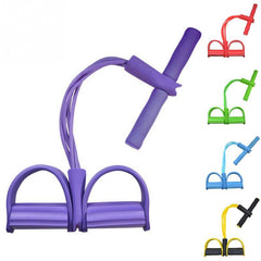 Natural Latex Foot Pedal Resistance Pull Rope Expander