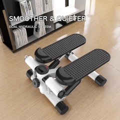 Mini Hydraulic Fitness Stepper with LCD Monitor-300 LBS Loading Capacity