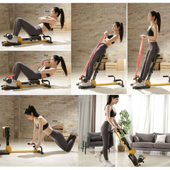 8-in-1 Multifunctional Home Gym Squat Workout Equipment