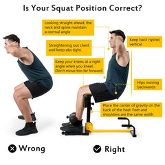 8-in-1 Multifunctional Home Gym Squat Workout Equipment