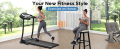 Folding Treadmill With Pulse Sensor Silent Brushless Motor