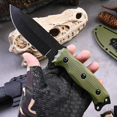 Multifunctional Survival Knife for Hunting, Camping and Hiking.