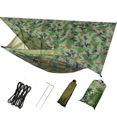 260x140cm Double Camping Hammock With Mosquito Net
