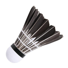 12-Piece Badminton Shuttlecock Set with Storage Barrel