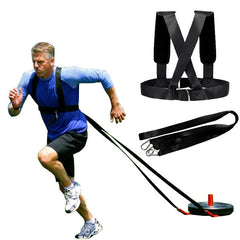 Running Exercise Workout Expander with Weight Bearing Shoulder Strap