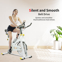 Indoor Exercise Cycling Bike with Comfortable Seat Cushion