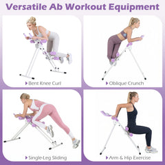 Foldable Adjustable Ab Workout Machine
