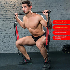 Resistance Band Tension Bar for Home Body Work Out
