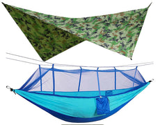260x140cm Double Camping Hammock With Mosquito Net