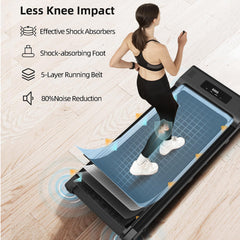 Portable Under Desk Treadmill Walking Pad with Remote