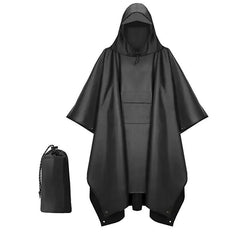 3-in-1 Waterproof Military Rain Poncho Outdoor Gear