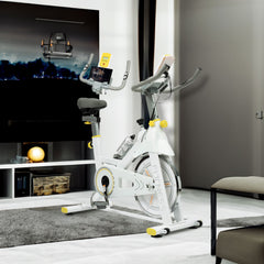 Indoor Exercise Cycling Bike with Comfortable Seat Cushion