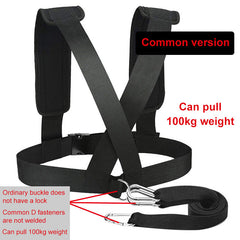 Running Exercise Workout Expander with Weight Bearing Shoulder Strap