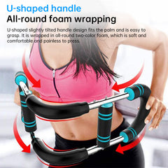Adjustable Spring Twister Exerciser: Portable home fitness gear.