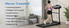 Folding Treadmill With Pulse Sensor Silent Brushless Motor