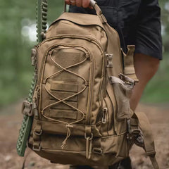 65L Men's Outdoor Tactical Backpack: large - capacity, ideal for hiking, camping, and travel.