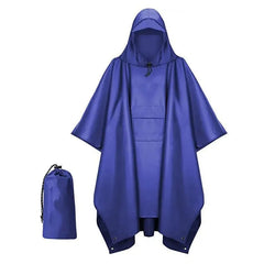 3-in-1 Waterproof Military Rain Poncho Outdoor Gear