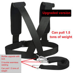 Running Exercise Workout Expander with Weight Bearing Shoulder Strap
