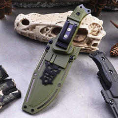 Multifunctional Survival Knife for Hunting, Camping and Hiking.