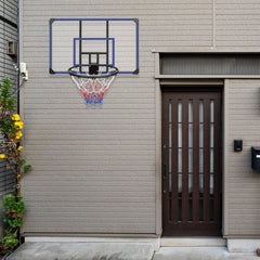 Wall Mounted Foldable Basketball Hoop with Shatterproof Backboard
