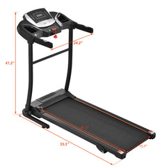 Folding Treadmill With Pulse Sensor Silent Brushless Motor