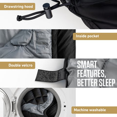 XXL Sleeping Bag For Big Tall Campers