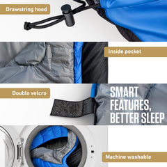XXL Sleeping Bag For Big Tall Campers